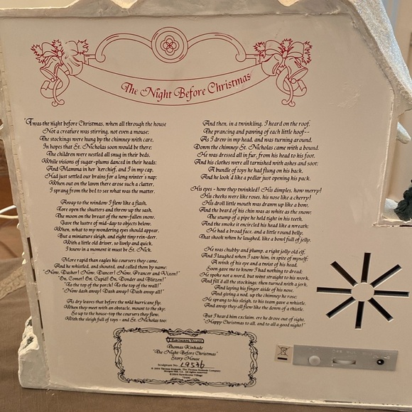 Thomas Kinkade Narrated "Christmas Story" House - Picture 9 of 11